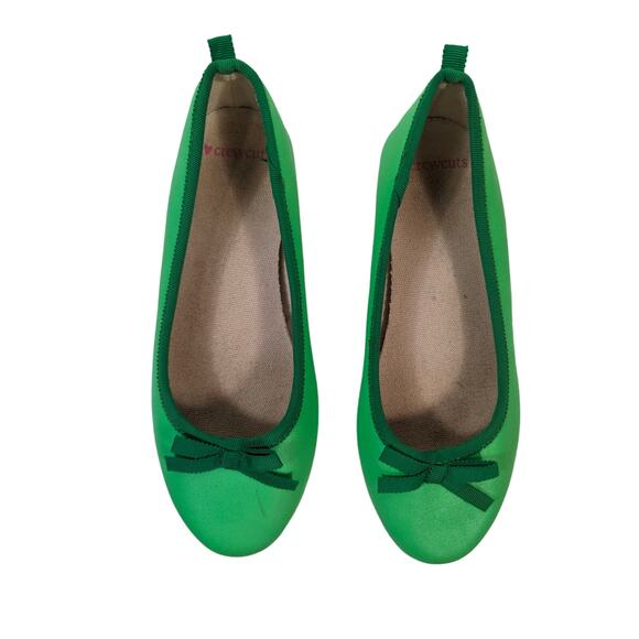 Crewcuts Lime Green Ballet Flats Big Kids 2 - Picture 1 of 8